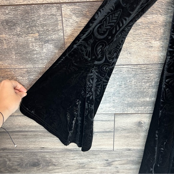 Killstar Black Patterned Long Sleeve Dress - Picture 3 of 5